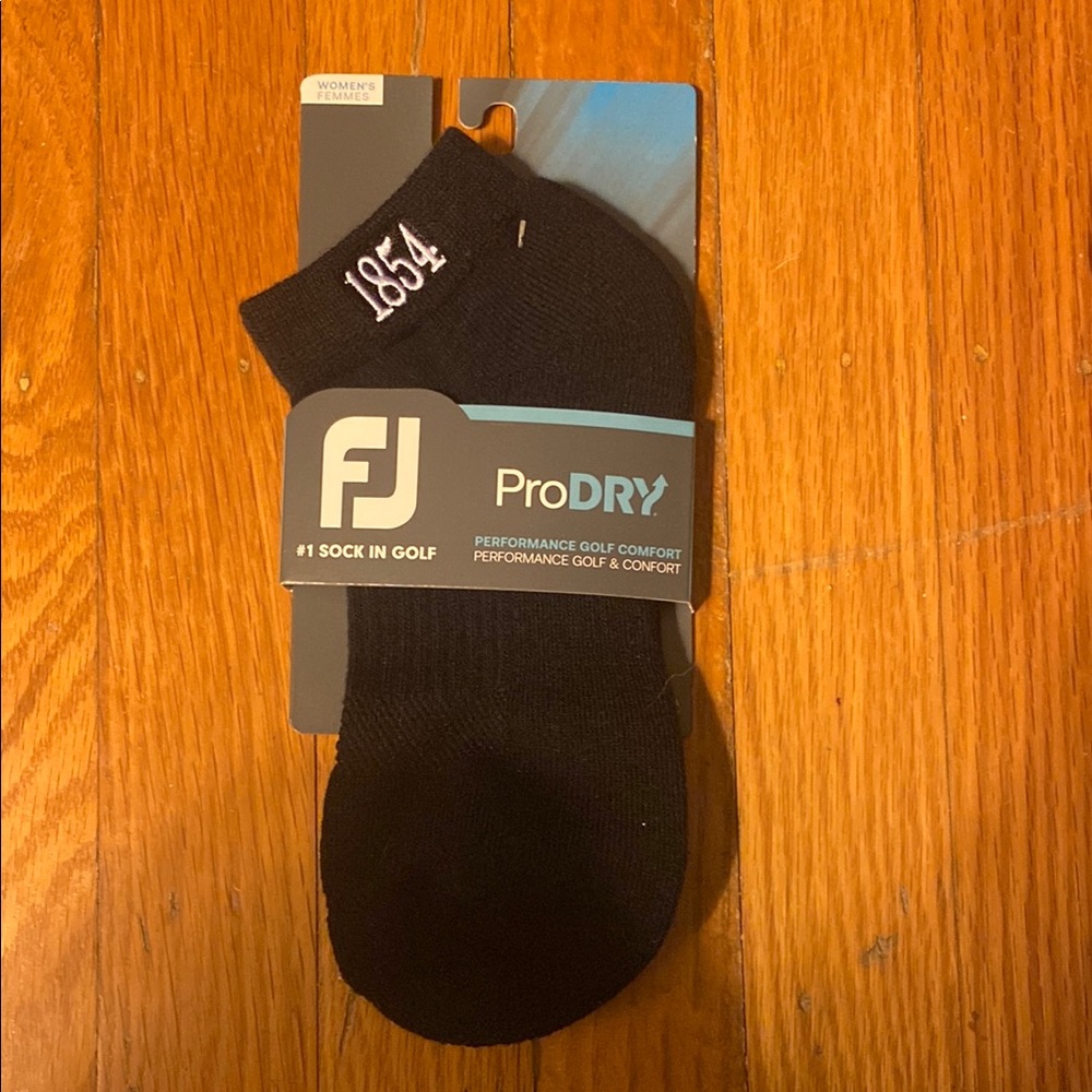 Black FJ golf socks